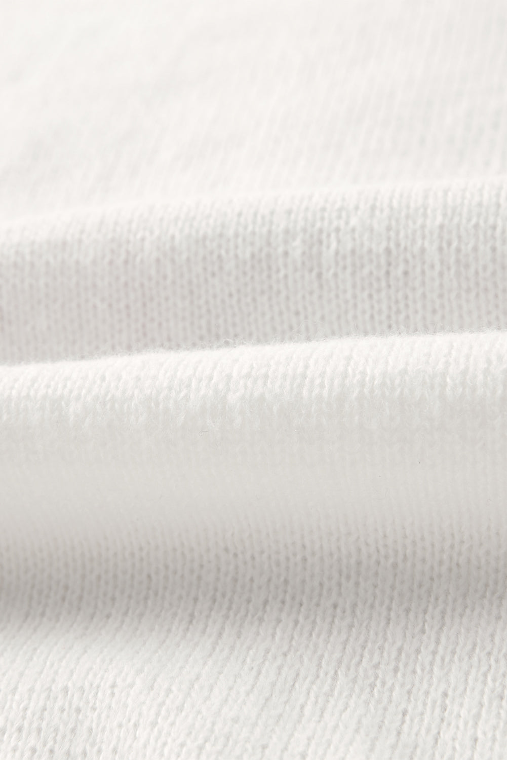 White Holly Jolly Round Neck Casual Sweater