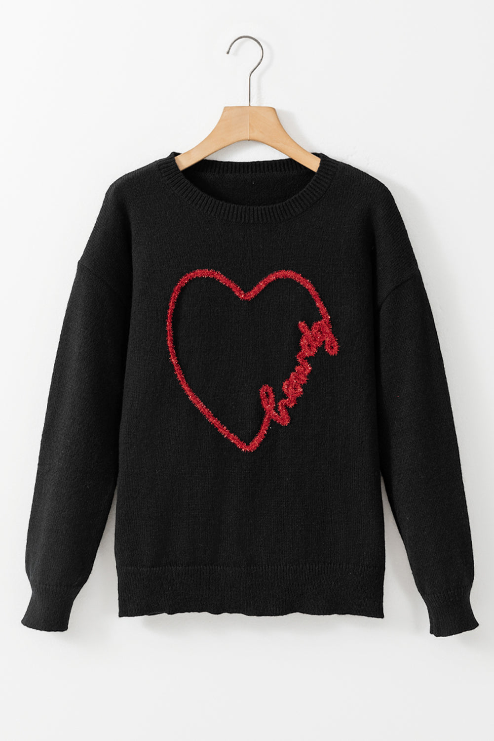 White Holly Jolly Round Neck Casual Sweater