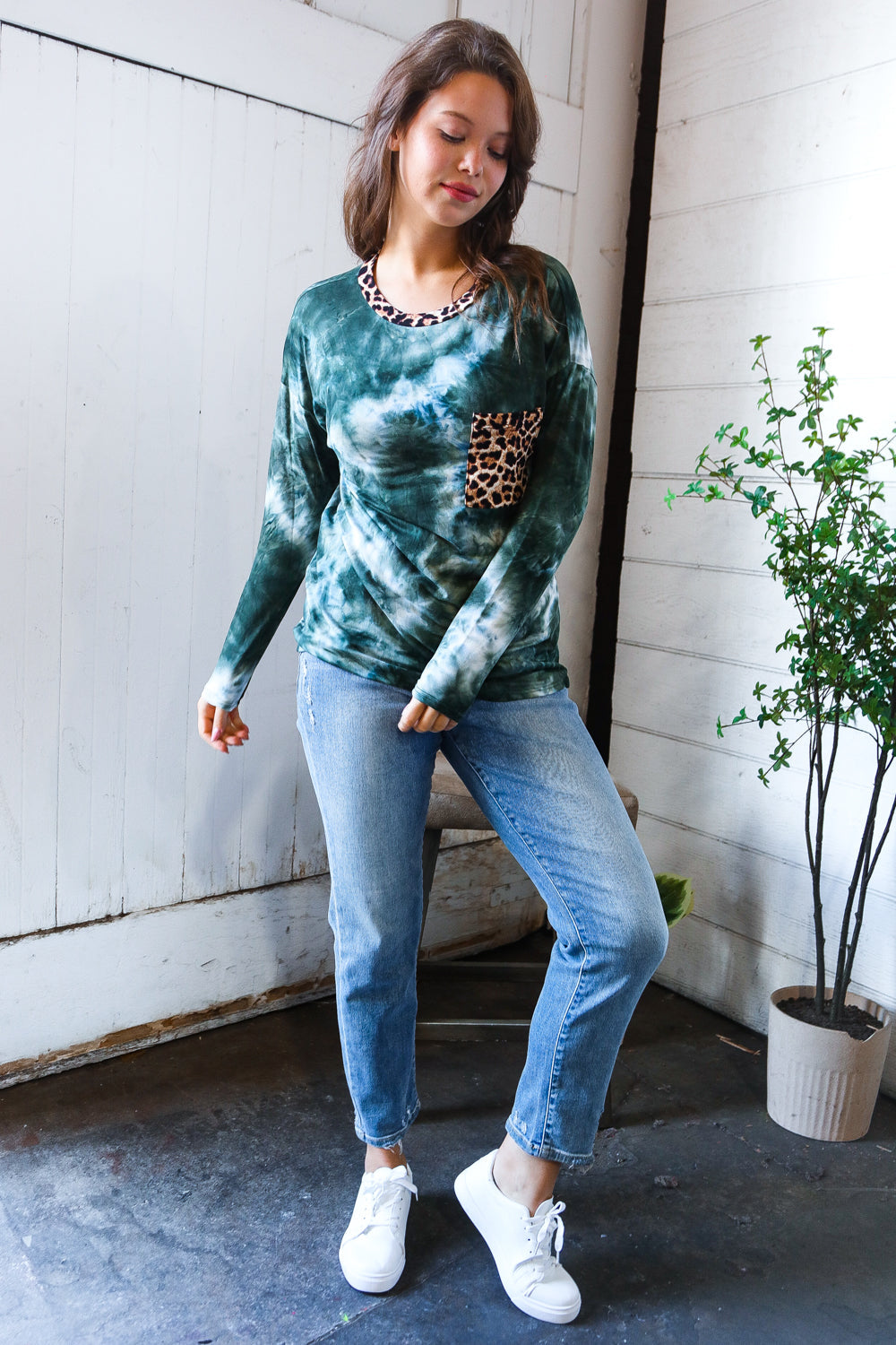 On the Hunt for Love Tie Dye Long Sleeve