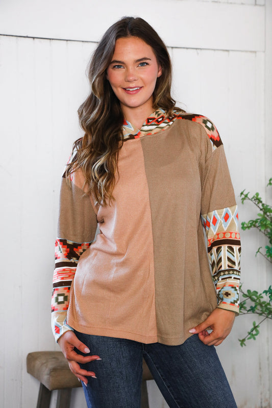 Meet Me At the Farmers Market Tribal Hoodie