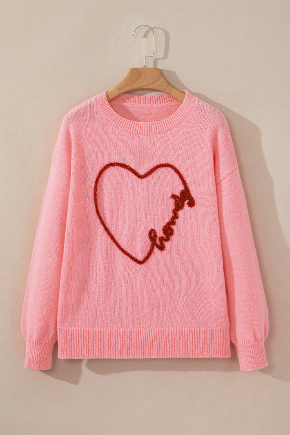 White Holly Jolly Round Neck Casual Sweater