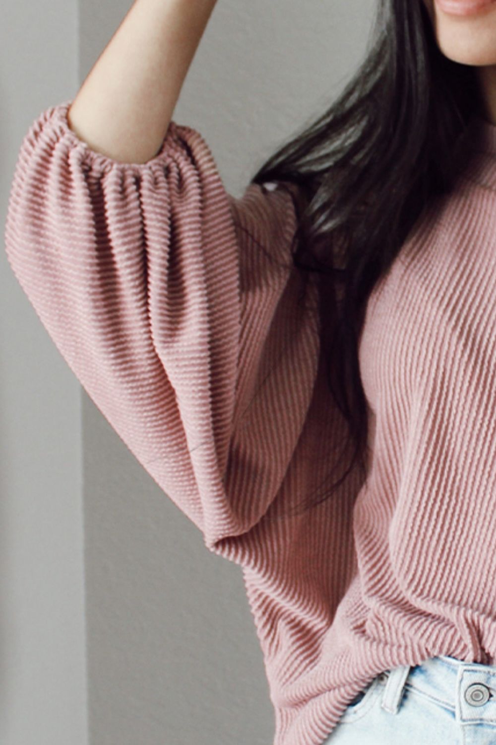 Long Sleeve Knit Top