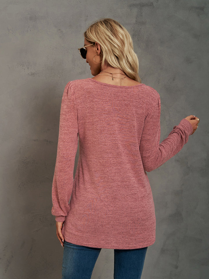 Heathered Long Sleeve T-Shirt